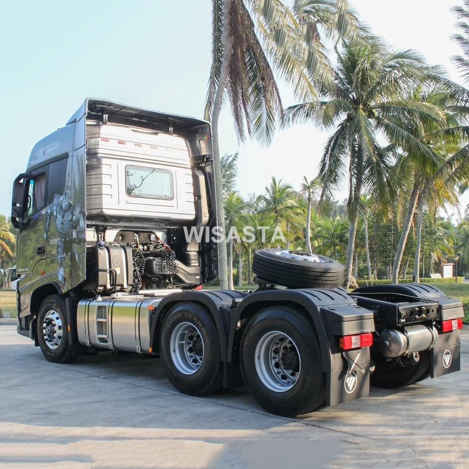 580hp 660hp powerful Foton Auman Galaxy 6x4 Tractor Euro VI emission Truck Tractor head with Semi Trailer