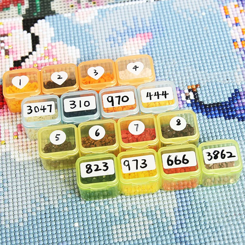 Diamond Painting Blank Sticker Color Number Diamond Number Handwritten Identification Sticker Wholesale Handwritten Note Paper