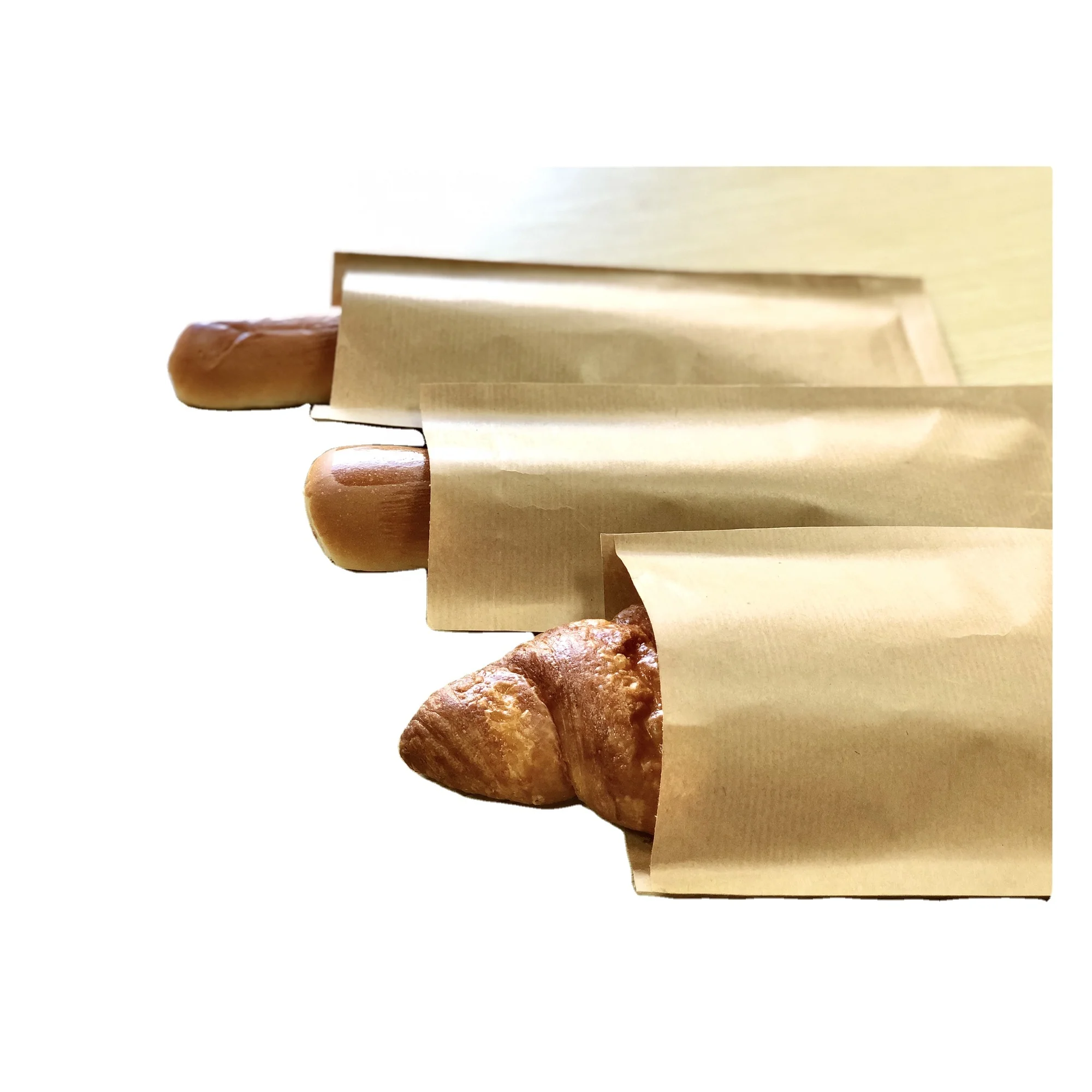 Bread Wrapper Bag Kraft Paper Package Carton Packing Hot Stamping  Food & Beverage Packaging Vegetable Products Packaging