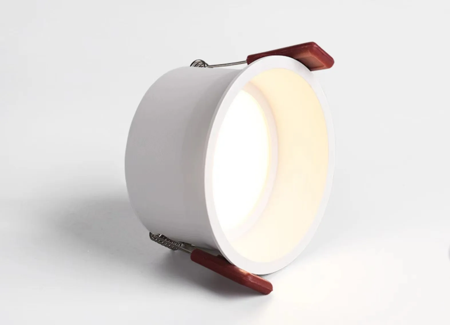 2024 High Quality Ultra-Slim LED Downlight 5W Adjustable Spotlight Anti-Glare Home Hotel Living Square 220V