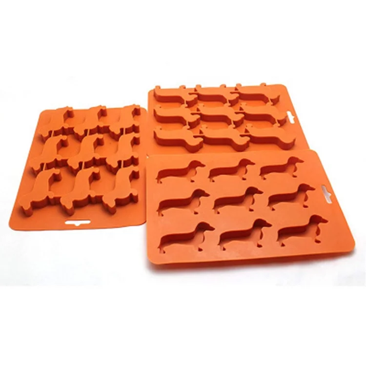 
Reamazing BPA-Free Ice Cube Tray Silicone Dog Shaped Mold for Candy Making or Gelatin Setting 