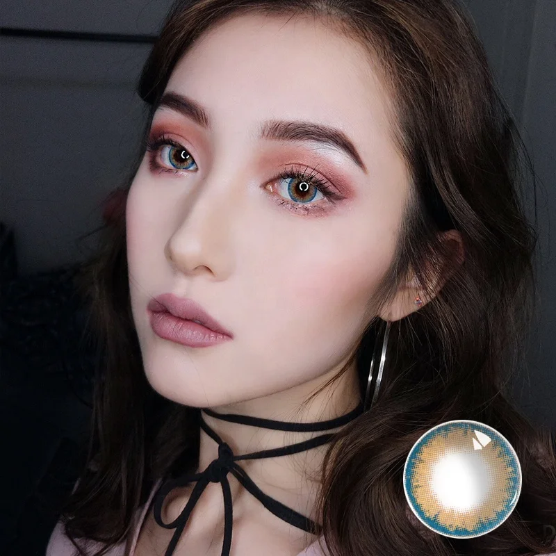 
Beauty Coner 2pcs/pair Pro Series Yearly Use Soft Colored Contact Lenses Eye Cosmetic Color Contact Lens 