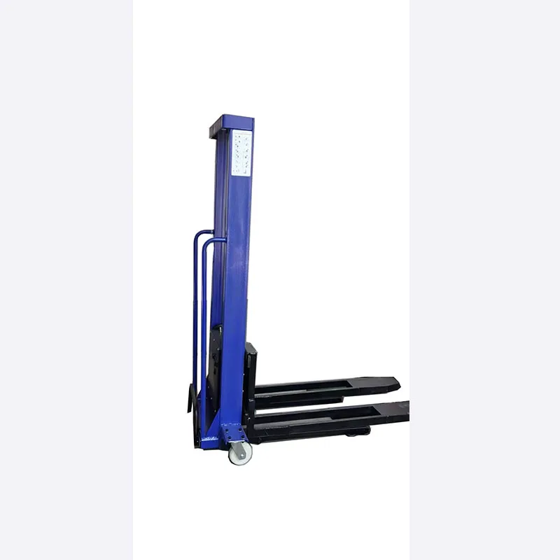 Semi electric / Full-electric Self Lifting Electric Stacker 500kg/1000kg Pallet self load stacker