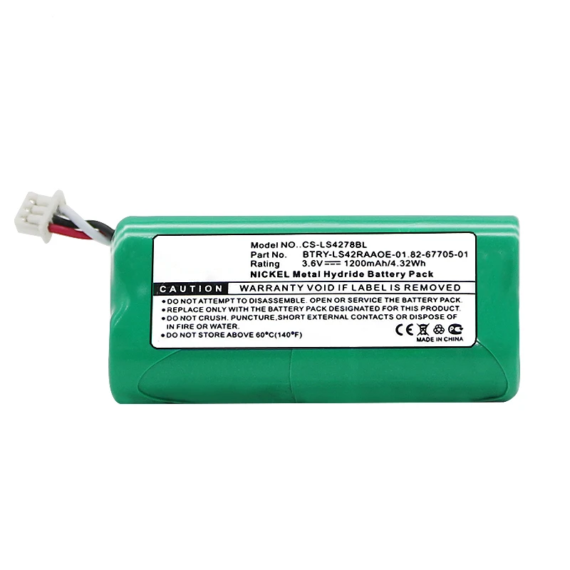Battery Compatible with Motorola Symbol LS4278 LI4278 82-67705-01 BTRY-LS42RAAOE-01 Barcode Scanner battery