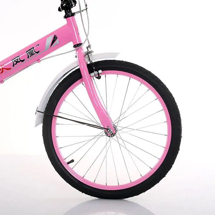 Oem 20 Inch Steel Caliper brake Frame Fold Bicycle For 10 To 12 Years Old Girl