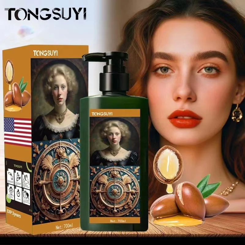 Natural Plant Extract Plastic Bottle Hair Coloring Shampoo Deep Refreshing Moisturizing Hair Growth Shampoo For Hair Salon