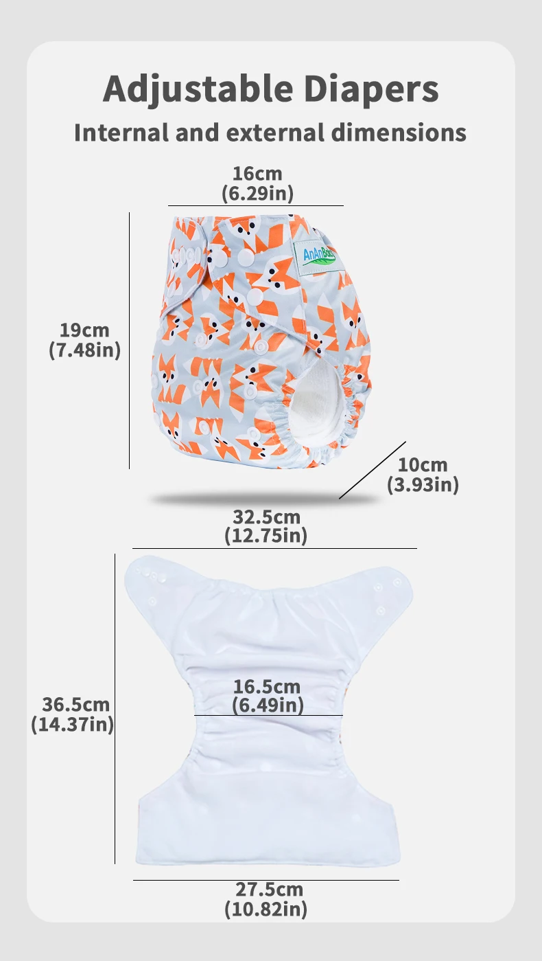 Reusable Organic Cotton Baby Cloth Diaper Nappy Baby Cloth Diapers For Babies Reusable Washable