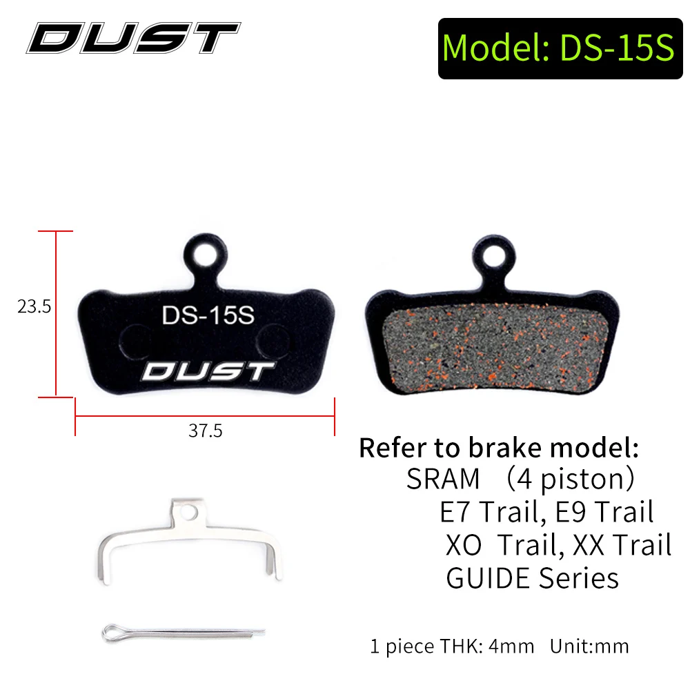 
bicycle brake pad bb5 bb7 bike hydraulic cycle disc brake pads semi-metallic bike brake pads 