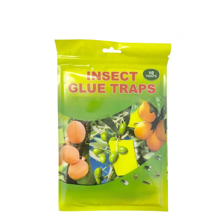 Garden Orchard Flying Control Hanging Insect Fruit Fly Yellow Sticky Traps