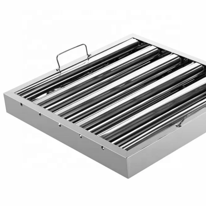 High Quality Replacement Stainless Steel Kitchen Chimney Baffle Filters for Kitchen