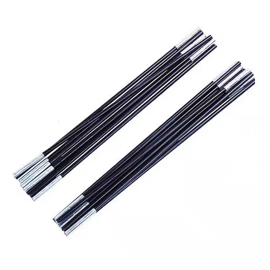 Outdoor hand tent pole Single double 3-4 accessories Fiberglass pole support frame Repair camping supplies