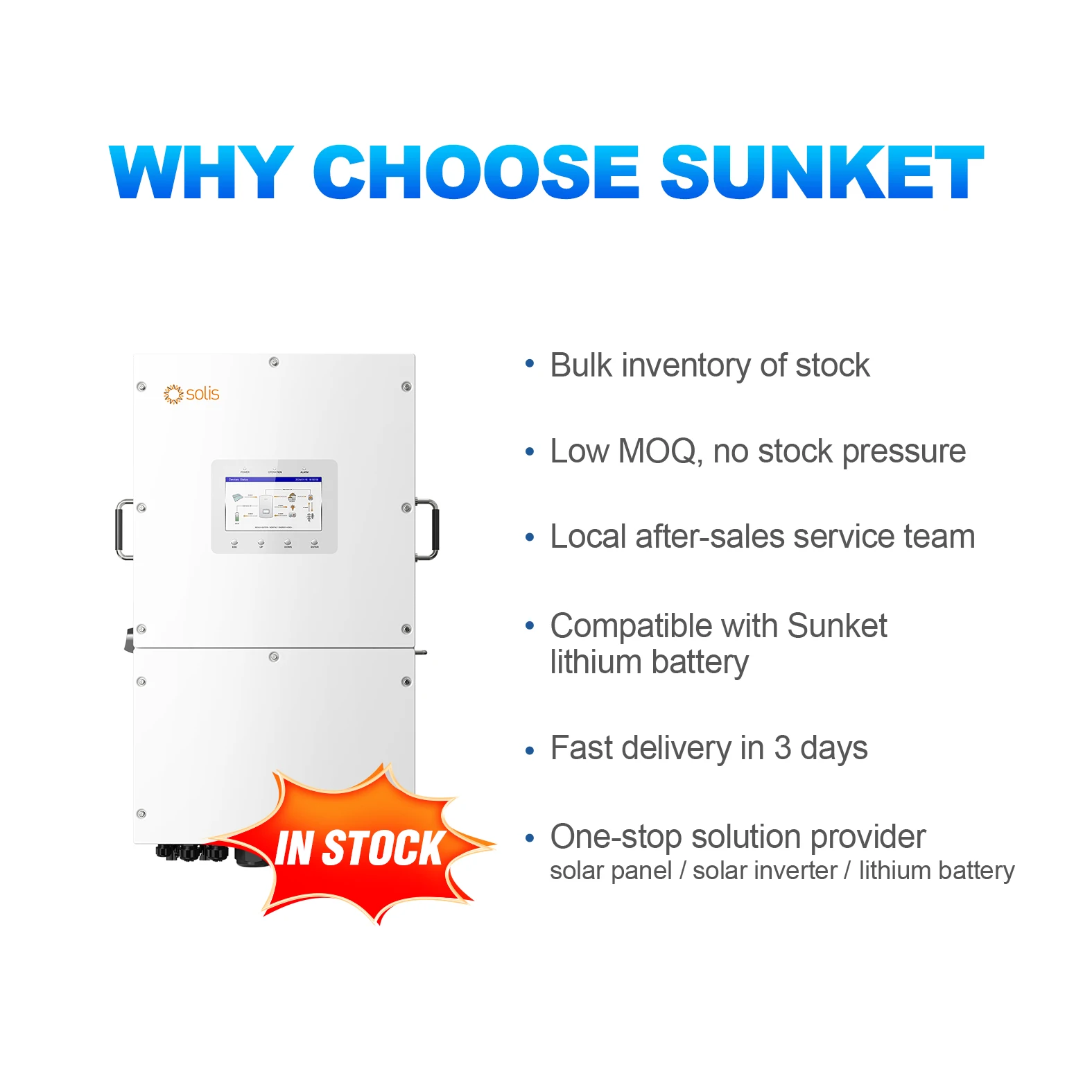 New Solis S6-EH1P12K03-NV-YD-L Low Voltage Battery Energy Storage Inverters  Best Price Universal  in Stock IP66