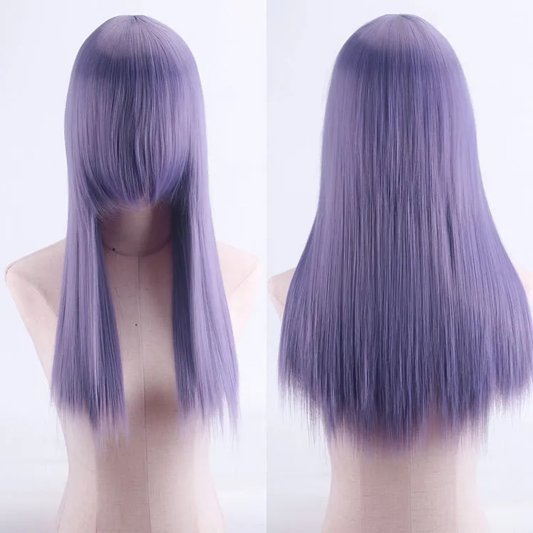 Cosplay Anime Wig High Temperature 60cm Thickening Long Straight Synthetic Hair Wigs
