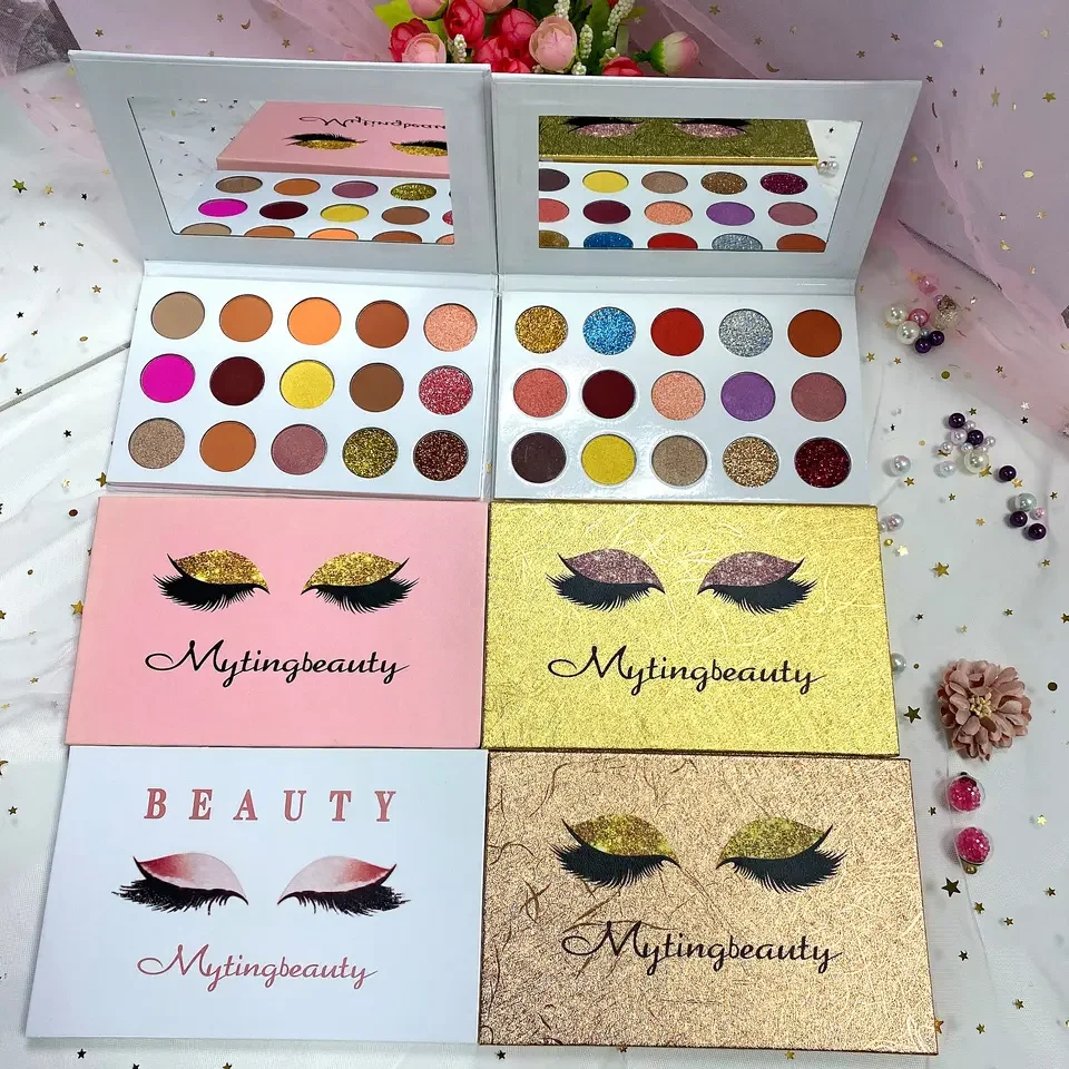 Custom Eyeshadow Palette Professional Matte Eyeshadow Makeup 15 Color Cheap Price high pigmented Eyeshadow Palette Wholesale