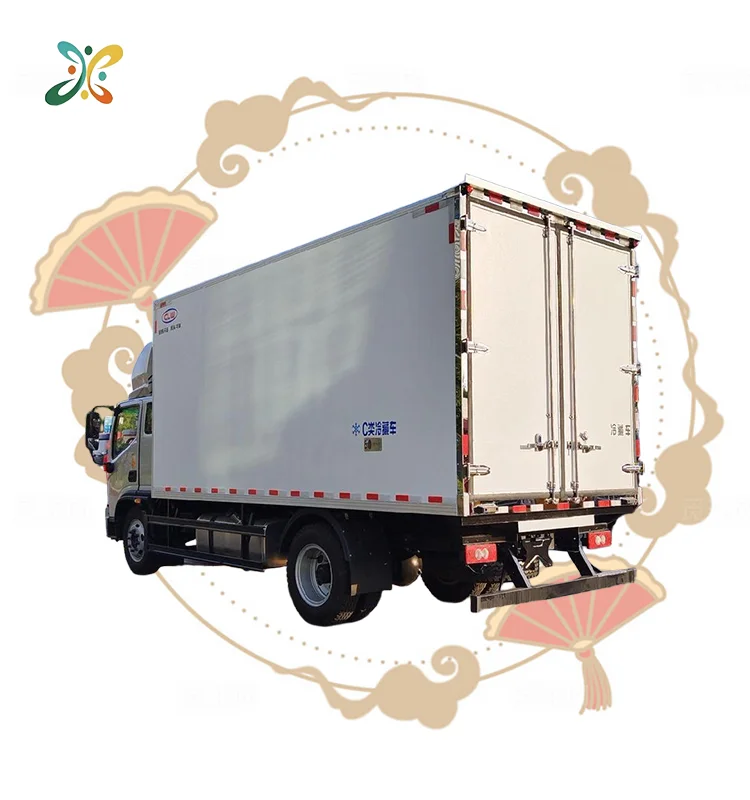 FOTON Bread Refrigerated Truck Cold Chain Seafood And Milk Transport Truck Refrigerated Fresh Food Cargo Truck With Cold Room