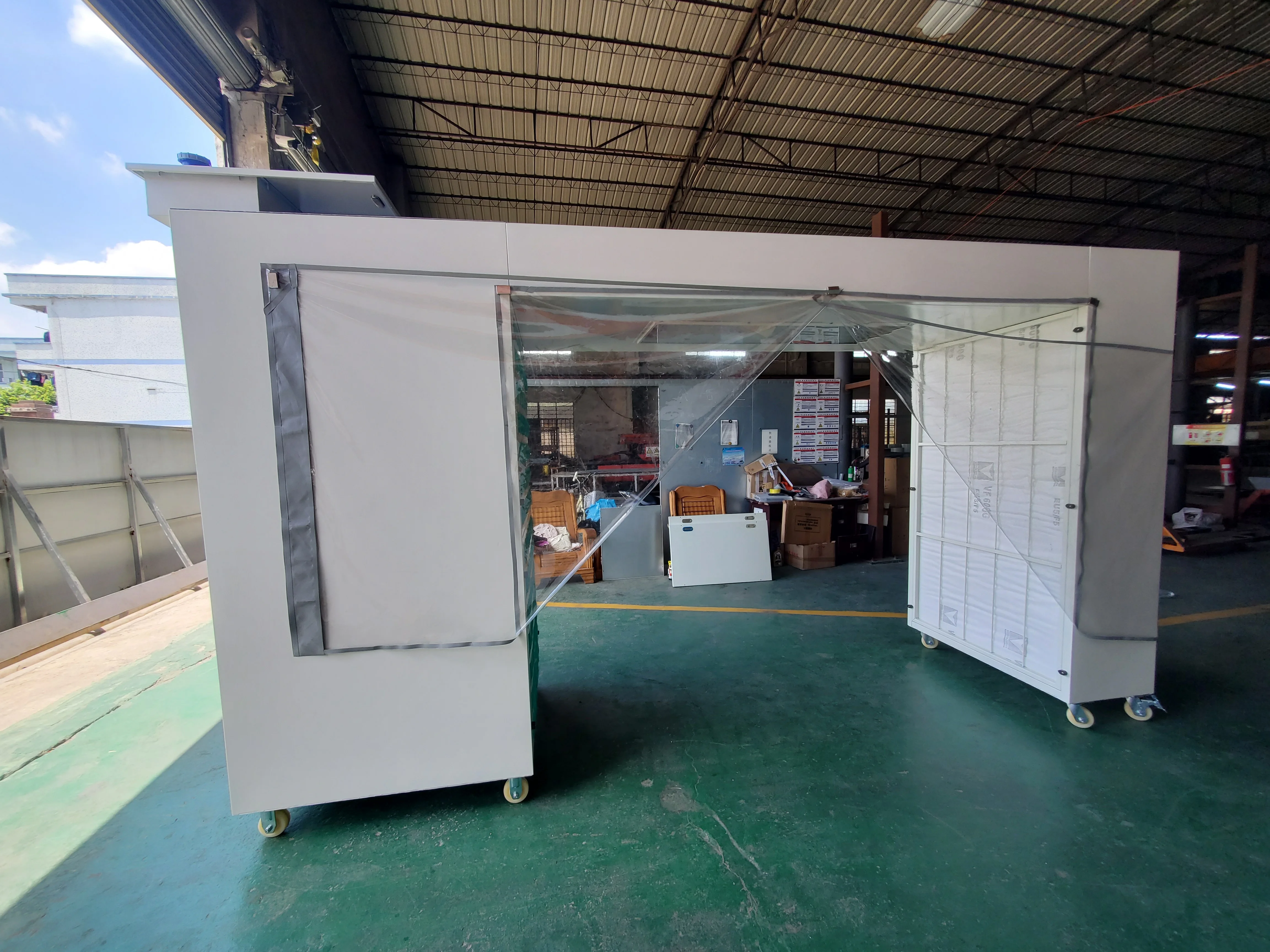 2022 hot sale Mobile Prep Station Dust Filter Booth For Car Paint Spray