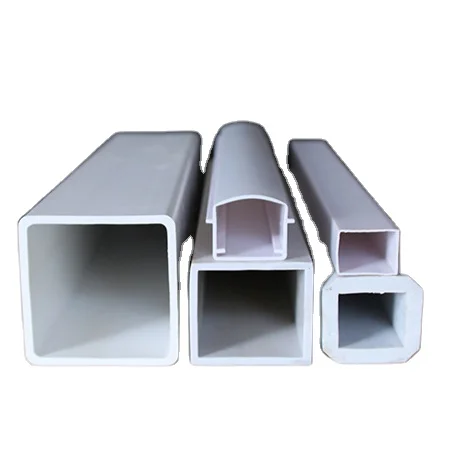 Customized Multi-shape anti-UV  plastic tube PVC ABS PP square pipe sizes factory