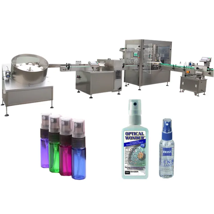 JB-P4 Automatic 10ml Pocket Refill Liquid Small Mini Bottle Capping And Crimping Perfume Filling Machine