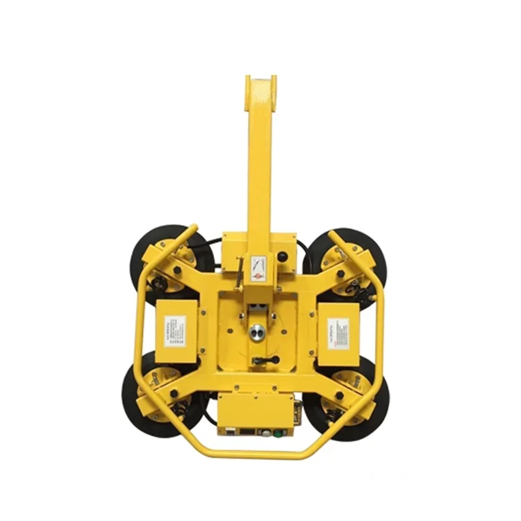 Four Vacuum Cups Glass Lifter By Panasonic Battery with Vacuum pressure charging system