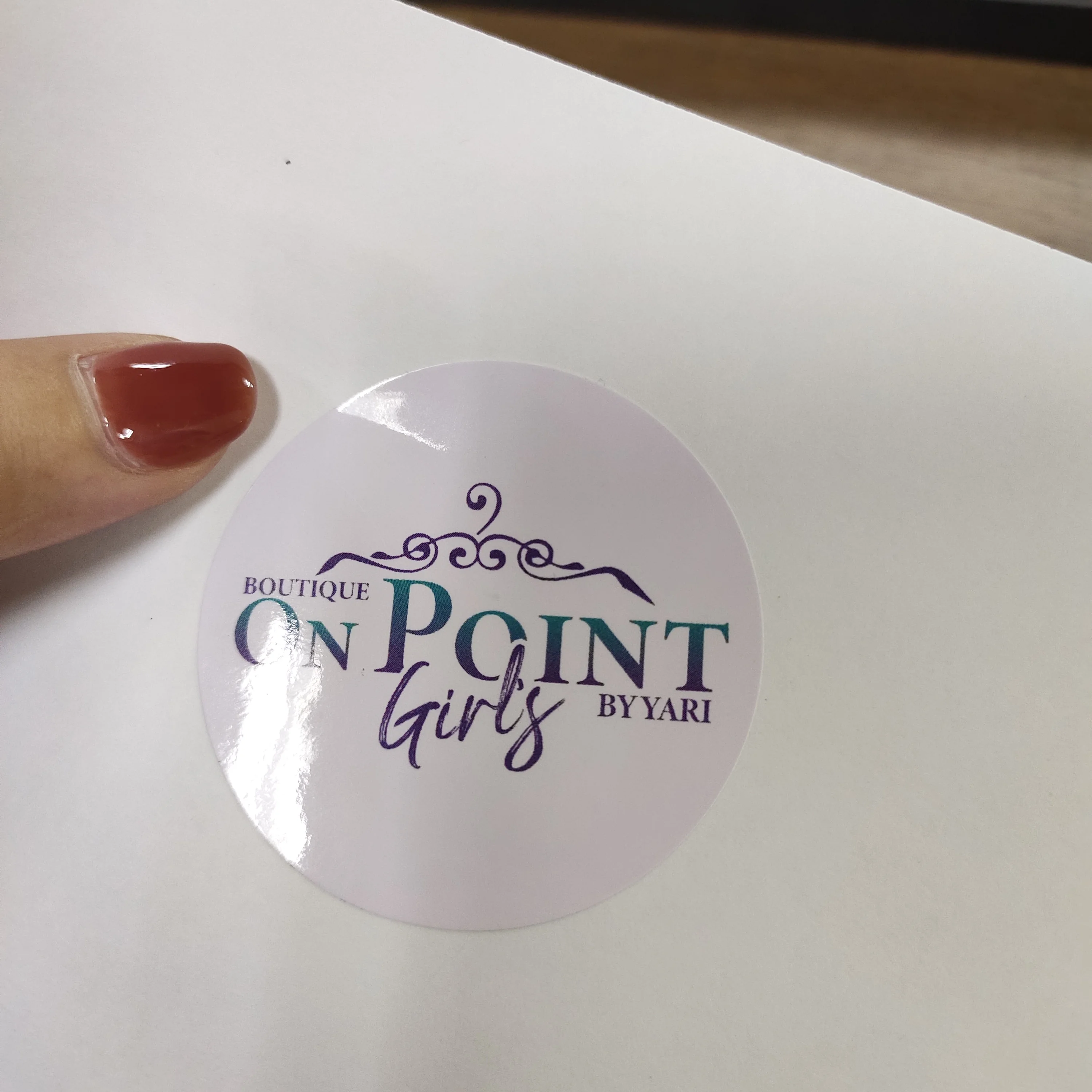 Waterproof High Adhesive Vinyl Pp Paper Packaging Labels Gold Holographic Custom Stickers For Printing Roll Label Stickers