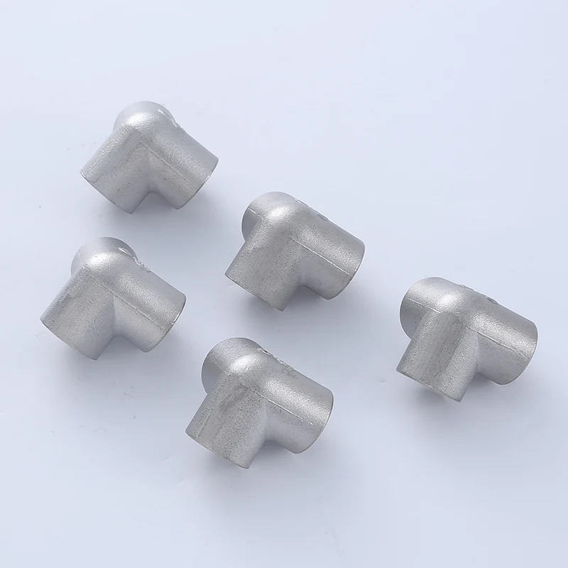 OEM ODM Service Stainless Steel Three Dimensional Female Threaded Tee for Oil and Gas