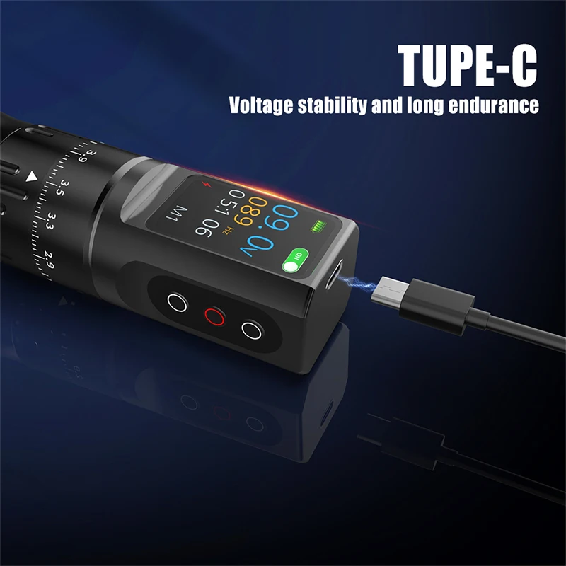 Professional Tattoo Set Wireless Tattoo Battery Pen Set Rotary Tattoo Machine Kit for Body Art