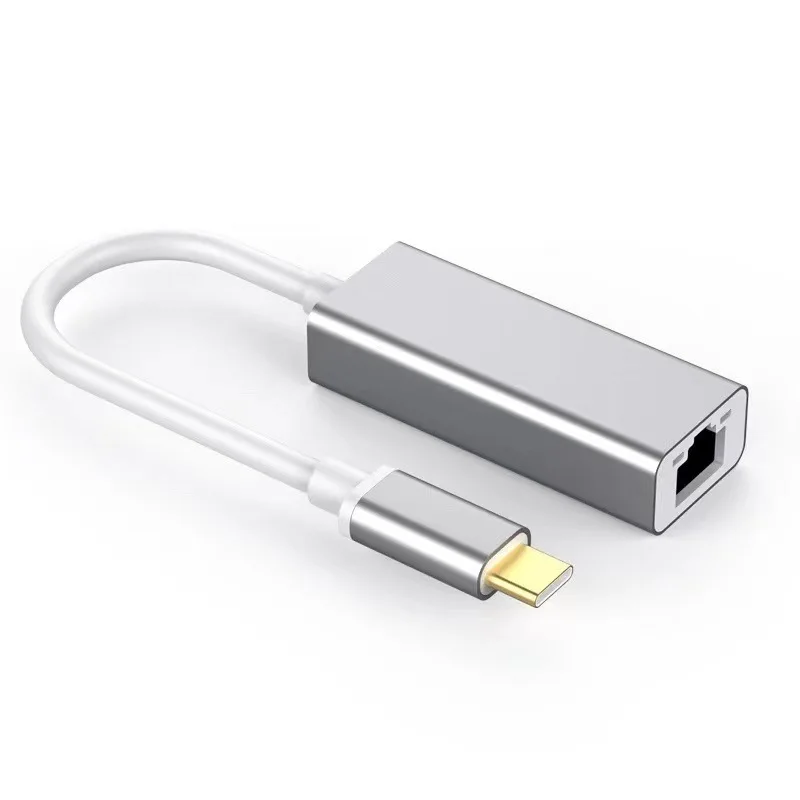 Ethernet-адаптер с портом USB Type-C сетевая карта 3 0 к RJ45 Lan гигабитный Интернет для компьютера ноутбука