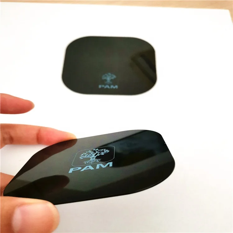 Manufacture Customize Laser cut Plastic IR infrared filter with laser engraving logo