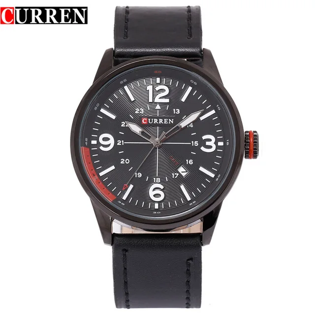 CURREN 8215 new fashion casual quartz watch men  wrist watch relojes calendar sports watch