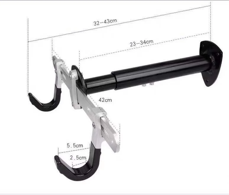 Настенный стеллаж для велосипеда из алюминиевого сплава, стальной стеллаж для парковки велосипеда, настенный крючок для домашнего использования