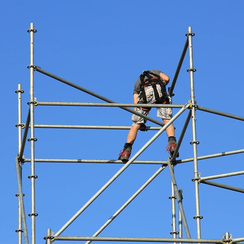 Q345 Construction Facade Andamios de Contrucion Galvanized ringlock scaffolding system