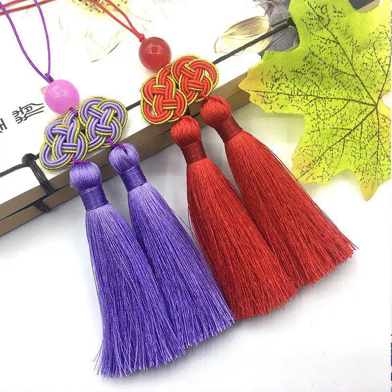  Silk Tassels Jewelry accessories findings Tassel Fringe earrings