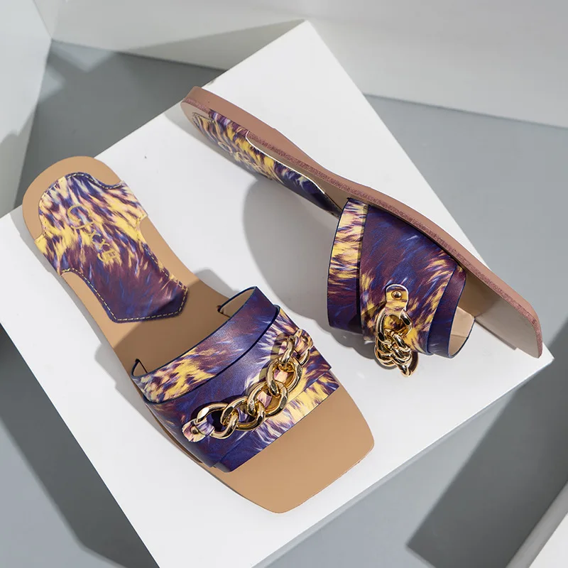 
Trendy Special Design Pu Surface Fashion Flat Slippers For Ladies,Slipper Wholesalers 