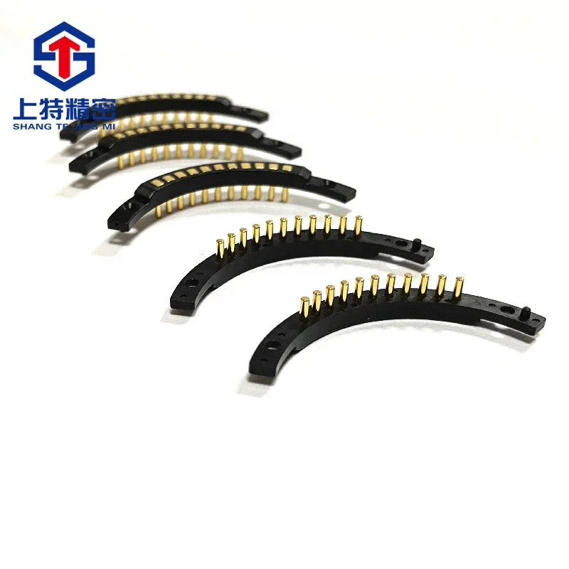 11PIN Conductive Semicircular SLR Camera Lens Pogo Pin Connector