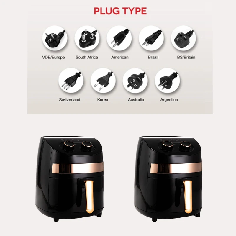 Best Selling Oil Free Families Chicken Air Fryer 2024 New 5L Online Shop Electric Air Fryers