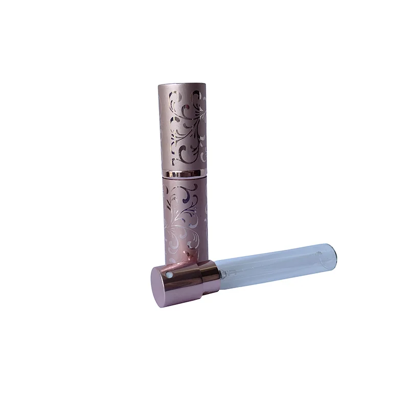 5ml 8ml 10 ml Empty Refillable Fine Mist Mini Glass Aluminum Spray Atomizer Perfume Bottle