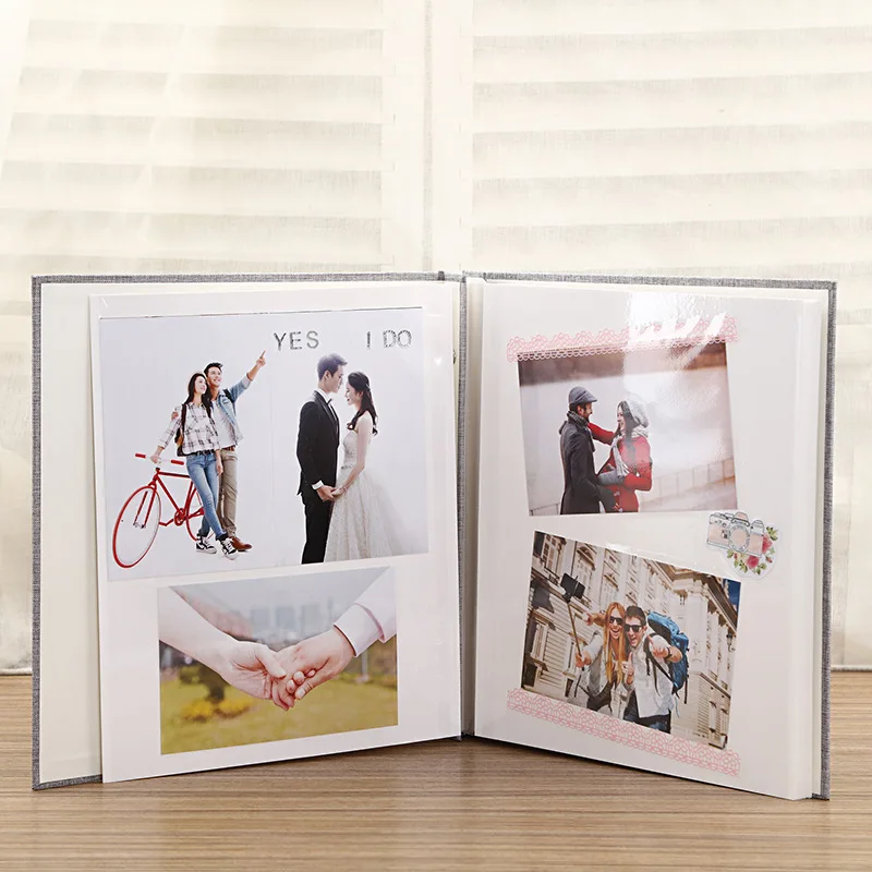 Self-adhesive Linen Photo Album - Decorate Your Home