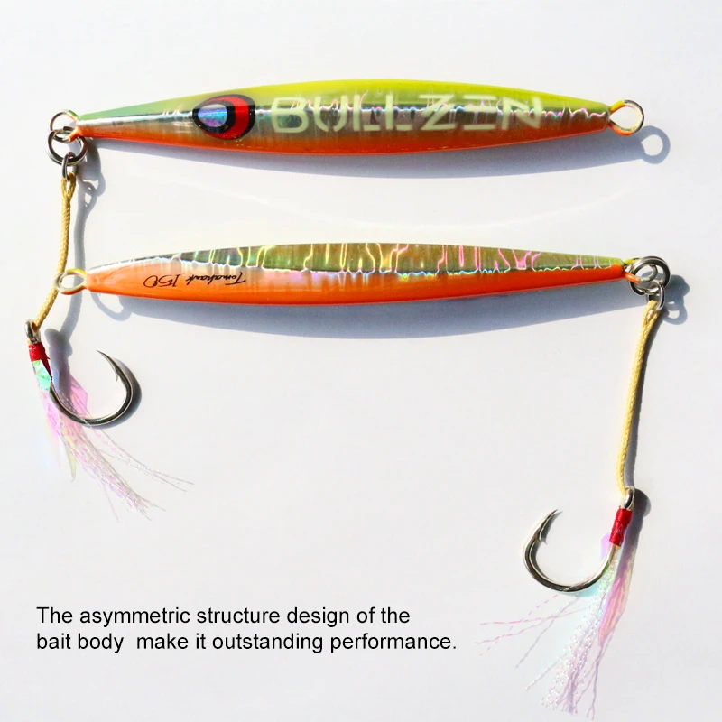 China Factory wholesale Fishing Lures 125mm 150g Slow Pitch Sinking Jigging lead