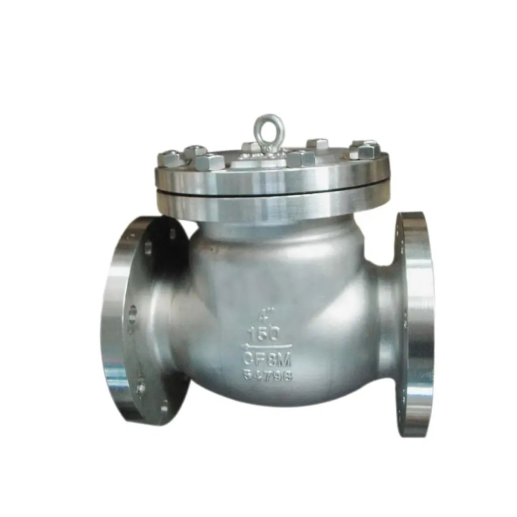 Industrial check valve thermal duo wafer pvc brass double flange hydraulic slinder dn150 stainless steel swing check valve