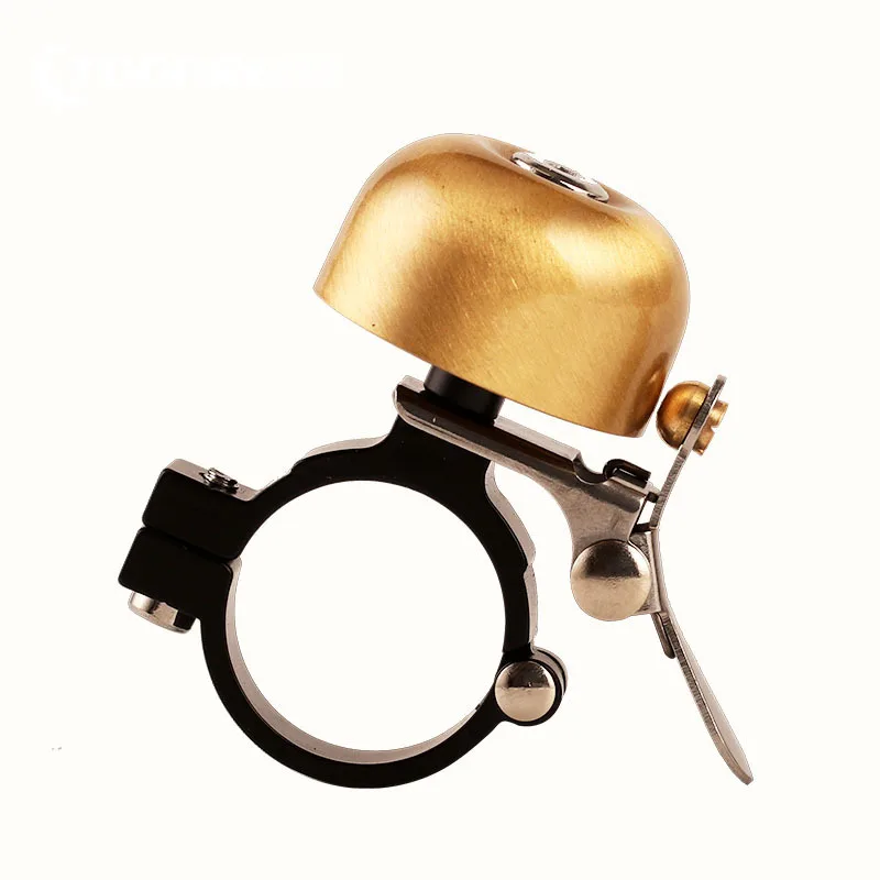 Велосипедный руль для горного велосипеда классический ретро латунный медный колокольчик золотистый