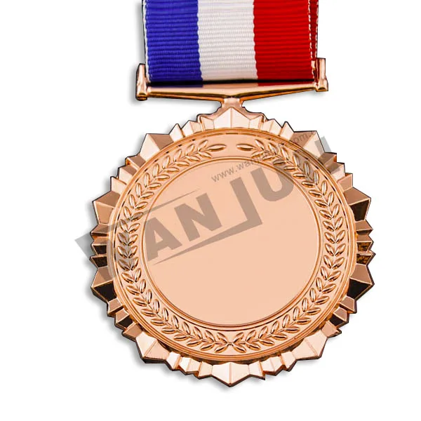 Золотая медаль высокого качества из цинкового сплава