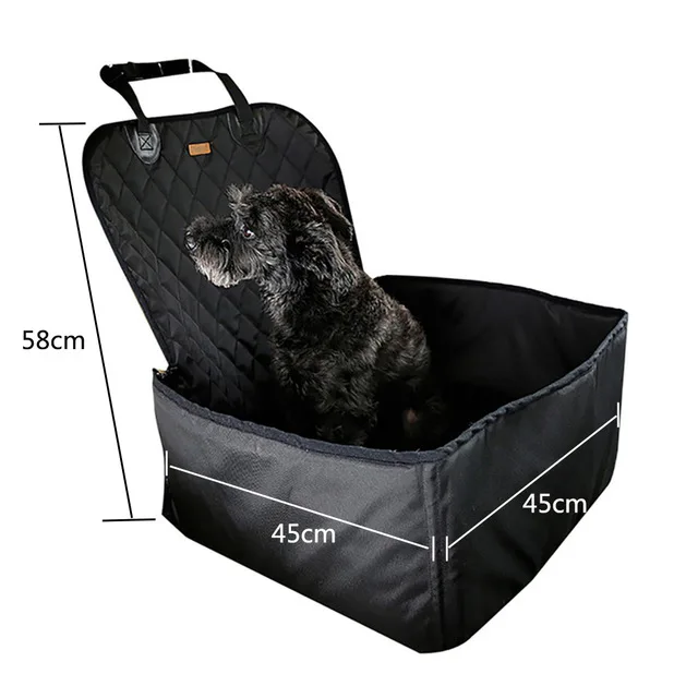Pet Dog Car Carrier Bag Pad Waterproof Dog Seat Basket Safe Carry Cat Puppy Bag Travel Mesh Hanging Bags Car Seat Cover Fold