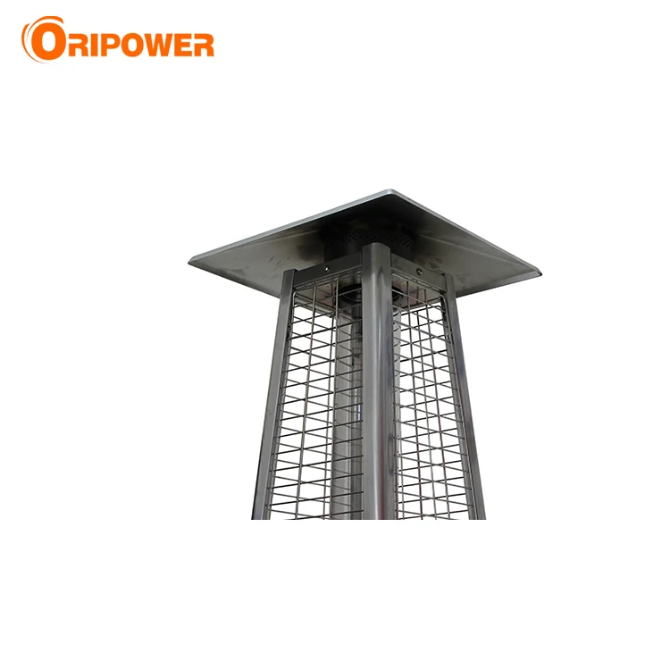 glass tube outdoor patio heater real flame pyramid outdoor gas patio heater CE approved