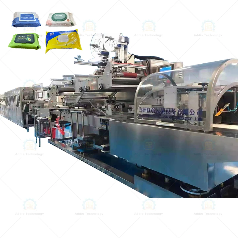 High Speed Tissue Servo Motor Equipment Automatic Wet Wipes Production Machine