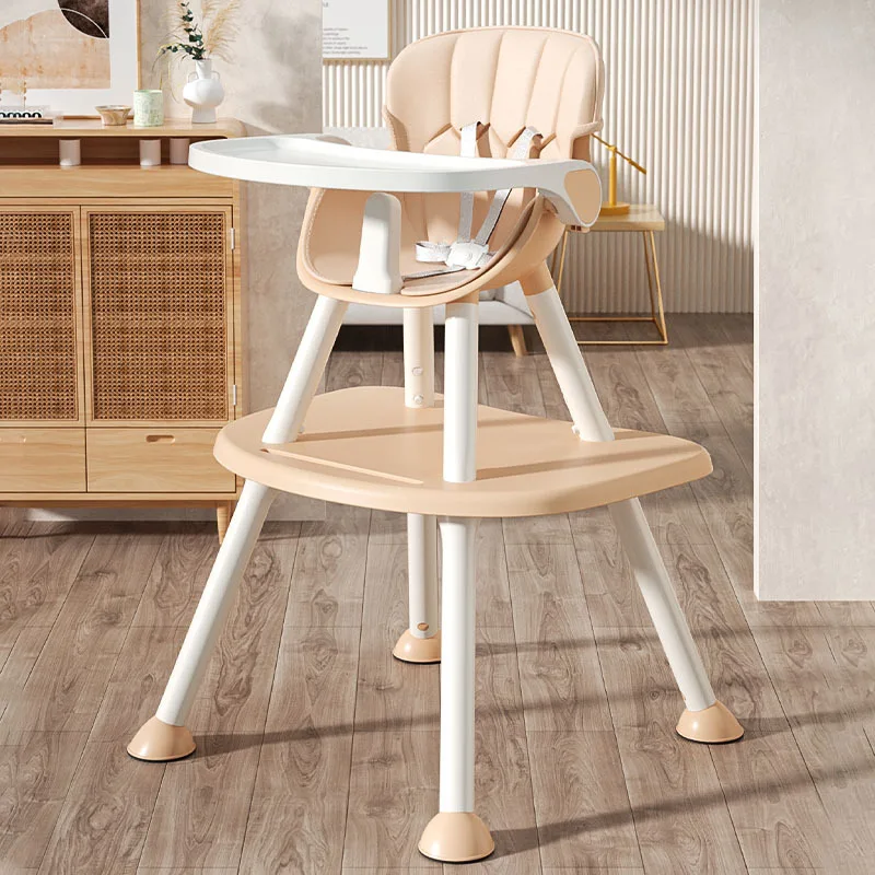 Baby High Chair With Adjustable Height Detachable Non Slip And Stable Eating And Learning Seat