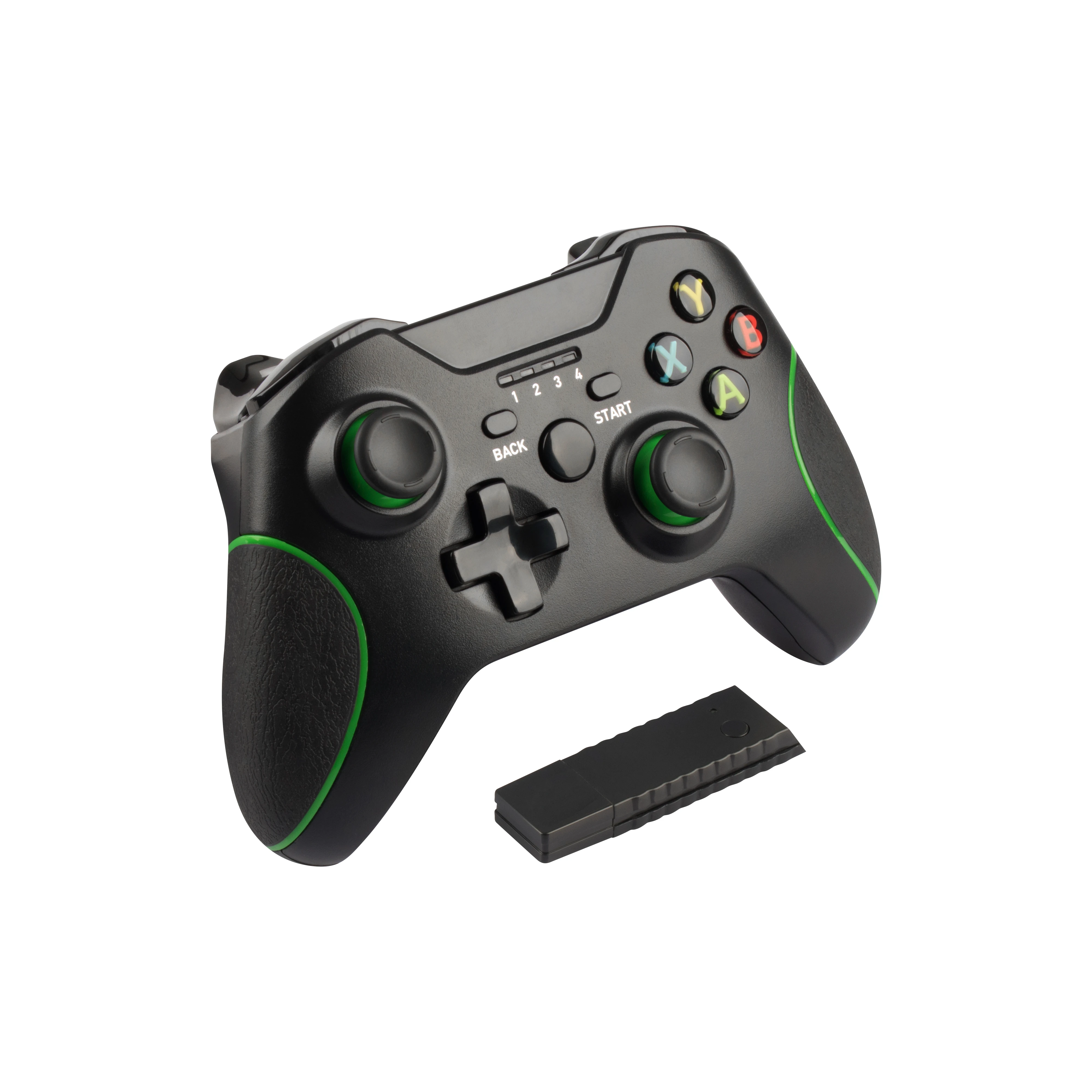 Беспроводной контроллер серии Xbox с двойной вибрацией, совместимый с Xbox One S,One X/PS3/Windows PC