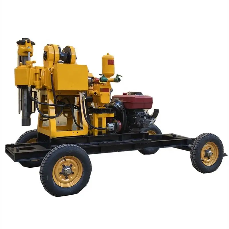 Large diameter AKL-120T tractor mounted water well drilling rig