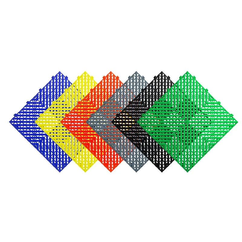 400*400*20 мм гаражный напольный коврик для автомобиля ПВХ переплетение гаражная пластиковая напольная плитка