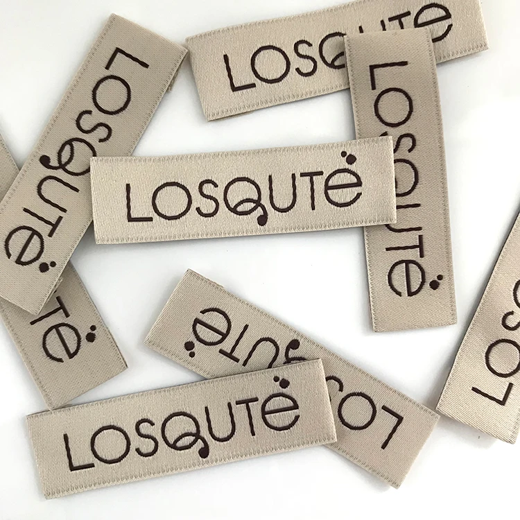 Индивидуальная Личная Роскошная одежда, одежда, дамасская тканая этикетка, этикетка для производителя одежды