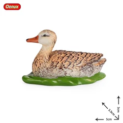Oenux Wholesale PVC Animal Toy Small Size Farm Action Figure Wild Toys Hen Duck Pig Cat Dog Model